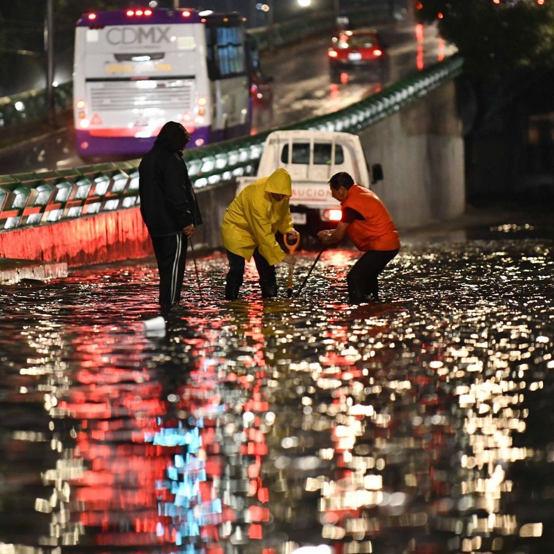 Una torrencial lluvia acompañada de granizo se registro esta tarde noche en la Ciudad de México. Foto: Cuartoscuro/ Archivo